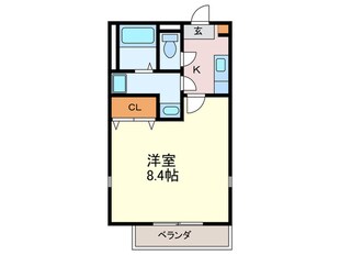 クレフラスト井尻3丁目の物件間取画像